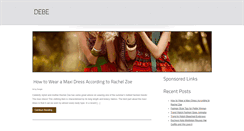 Desktop Screenshot of debe.com